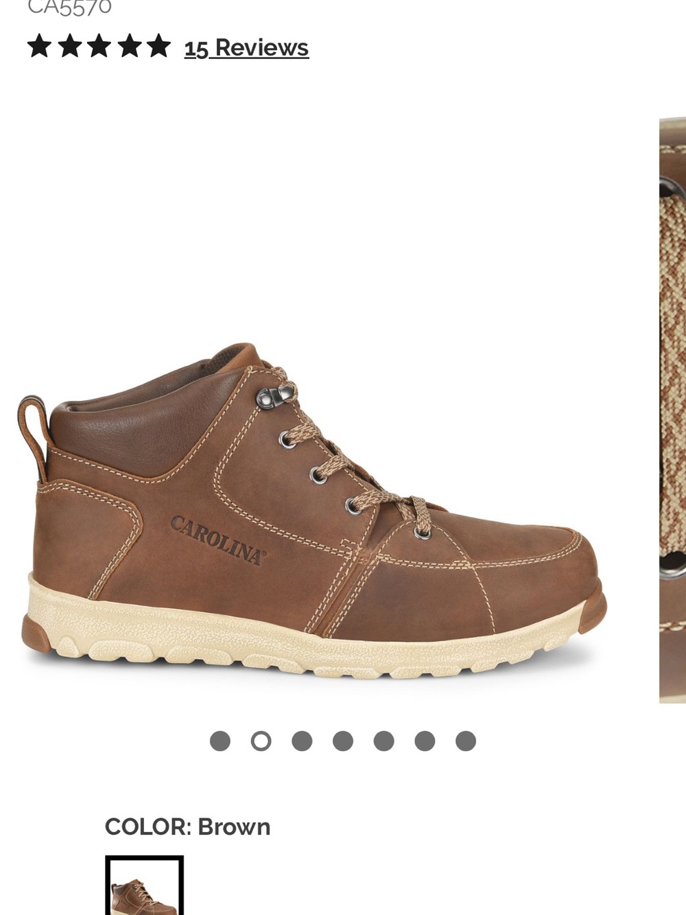 Carolina Men's Brown Chukka Work Boot [Steel Toe]